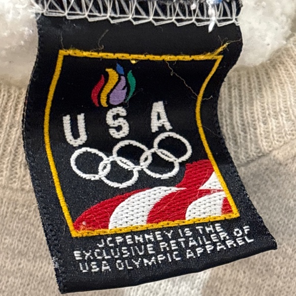 Vintage Olympics USA JCPenney’s Grey Crewneck Sweatshirt - Picture 4 of 7